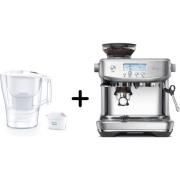 Sage SES878BSS0 The Barista Pro espressomaskine + Brita Aluna filterka...