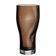 Orrefors Squeeze vase 23 cm, smokey brown