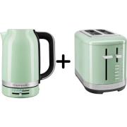 KitchenAid 5KMT2109 Brødrister + 5KEK1701 Elkedel, pistacie