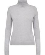 Christian Berg Kkarita ML - 100% Cashmere Kvinde Grey Mel Sweaters Str...