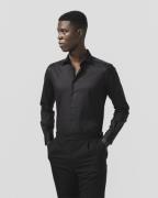 BARONS The Consultant 4. 0 | Black | Slim fit Mand Black Langærmede Sk...