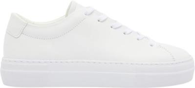 Garment Project Ella White Leather Kvinde White Sneakers Str 36 - Læde...