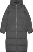 Marc O’Polo Puffer Coat, With Hood, Side Slits Kvinde Light Graphite D...