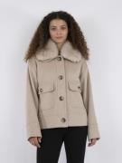 Neo Noir Pitti Wool Jacket Kvinde Sand Overgangsjakker Str 40 - Uld ho...