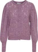 Atelier Rêve Irmemoir CA2 Kvinde Desert Rose Melange Cardigans Loose F...