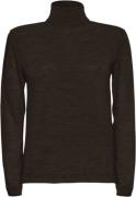 Sand Fellini Trish Kvinde Brun Sweaters Str XS - Uld hos Magasin