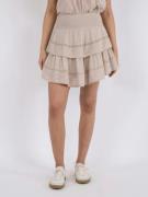 Neo Noir Kenia S Voile Skirt Kvinde Sand Korte Nederdele Str 36 - hos ...