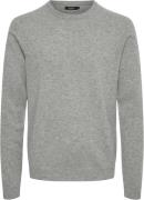 Matinique Mahenri 100% Cashmere Mand Medium Grey Melange Sweaters Regu...