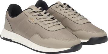 BOSS Titanium_Runn_Nypu Mand Dark Beige Sneakers Str 40 - hos Magasin