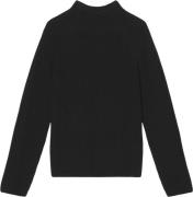 Marc O’Polo Pullover, Longsleeve, Standup Coll Kvinde Black Sweaters S...