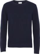 Colorful Standard Merino Wool Crew Kvinde Navy Blue Sweaters Str L Mer...