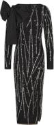 Bruuns Bazaar Daffibbkeiras Dress Kvinde Black W Silver Midi Kjoler St...