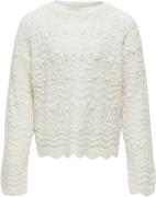 ONLY Koggenova L/S Oneck Structure KNT Kvinde Birch Sweaters Str 134/1...