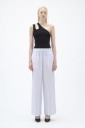 REMAIN Striped Wide Pants Kvinde Grapemist Comb. Bukser Med Brede Ben ...