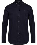 Tommy Hilfiger Flex Brushed Solid RF Shirt Mand Desert Sky Langærmede ...