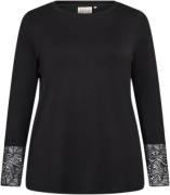 Wasabiconcept Curvy Wastella 24 T-shirt Sort Kvinde 9999 Black Kortærm...