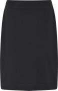 Micha Skirt_ BB Viscose Knit Kvinde Black Midi Nederdele Str L - hos M...