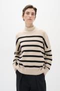 InWear Tenleyiw Turtleneck Pullover Kvinde Sandstone / Black Sweaters ...