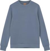 Mos Mosh Gallery Mmgabel Crew Neck Sweat Mand Ocean Blue Sweatshirts S...