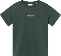 Les Deux Dexter Tshirt Kids Str 134/140 - Pine Green Kortærmede T-shir...