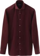 ETON Contemporary Fit Dark Red Corduroy Shirt Mand Rød Langærmede Skjo...