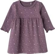 Name It Nbfolinne LS Dress Str 68 - Arctic Dusk Kjoler hos Magasin