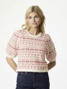 Neo Noir Abi Vintage Knit Blouse Kvinde Red Sweaters Str 40 - Uld hos ...