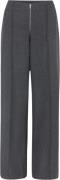 esmé studios Esbez Wool Pants GRS Kvinde Gray Melange Bukser Med Lige ...