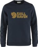 Fjällräven Fjällräven Logo Sweater M Mand Blå Sweatshirts Str L - Bomu...