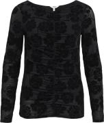 Object Objalma L/S TOP 136 Kvinde Black Toppe Regular Fit Str L - hos ...