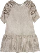 The New Tnleah 3/4 Dress Str 110-116 cm/5-6 år - Gold Kjoler Polyester...