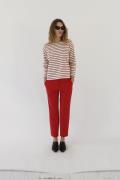 Designers Remix Stacy Breton Blouse Kvinde Prikker Langærmede Bluser S...