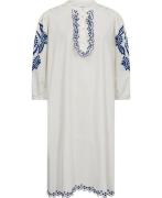 Love & Divine Love967 Kvinde Cream/blue Midi Kjoler Str XL - hos Magas...