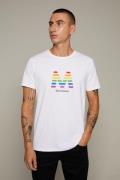 Matinique Majermalink Pride Mand White Kortærmede T-shirts Regular Fit...