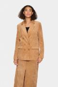 Saint Tropez Gabborsz Blazer Kvinde Nuthatch Blazere Regular Fit Str L...