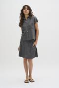 My Essential Wardrobe Nellymw SS Shirt Kvinde Medium Grey Wash Skjorte...