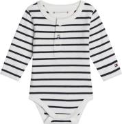 Tommy Hilfiger Nautical Stripe BOY Body LS Str 92 - Desert Sky Bukser ...