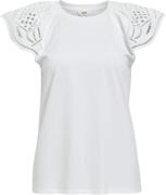 Object Objjarry RE SS TOP 133 Kvinde Bright White Toppe Str M - hos Ma...