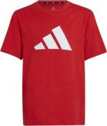 adidas Future Icons 3ipes Logo T-shirt 128 - T-shirts Bomuld hos Magas...