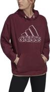 adidas Brand Love Giant Logo Polar Fleece Hættetrøje S - Hættetrøjer &...