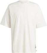 adidas M Caps TEE Mand White Kortærmede T-shirts Str L - Bomuld hos Ma...