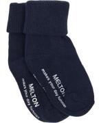 Melton Sock ABS Str 15-16 - Marine Strømper Bomuld hos Magasin