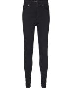 Levi's Mile High Super Skinny Jeans Kvinde Sort Skinny Jeans Skinny Fi...