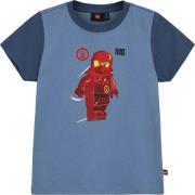 LEGO kidswear/LEGO børnetøj Lwtano 606 T-shirt S/S Str 128 cm - Blue K...