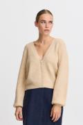 ICHI Ihmarin CA5 Kvinde Sandshell Cardigans Loose Fit Str L - hos Maga...