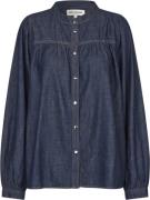 Lollys Laundry Nickyll Shirt LS Kvinde Blue Langærmede Skjorter Str L ...