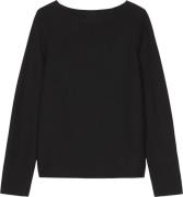 Marc O’Polo Pullover, Longsleeve, Roundneck Kvinde Black Sweaters Str ...