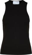 Selected Femme Slfanna Oneck Tank TOP Noos Kvinde Sort Tanktoppe Str L...