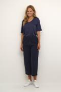 Kaffe Kanaya Culotte Pants Kvinde Midnight Marine Bukser Med Brede Ben...