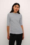 Karen by Simonsen Candacekb Stripe SS Kvinde Egret/meteorite Stripe Ko...